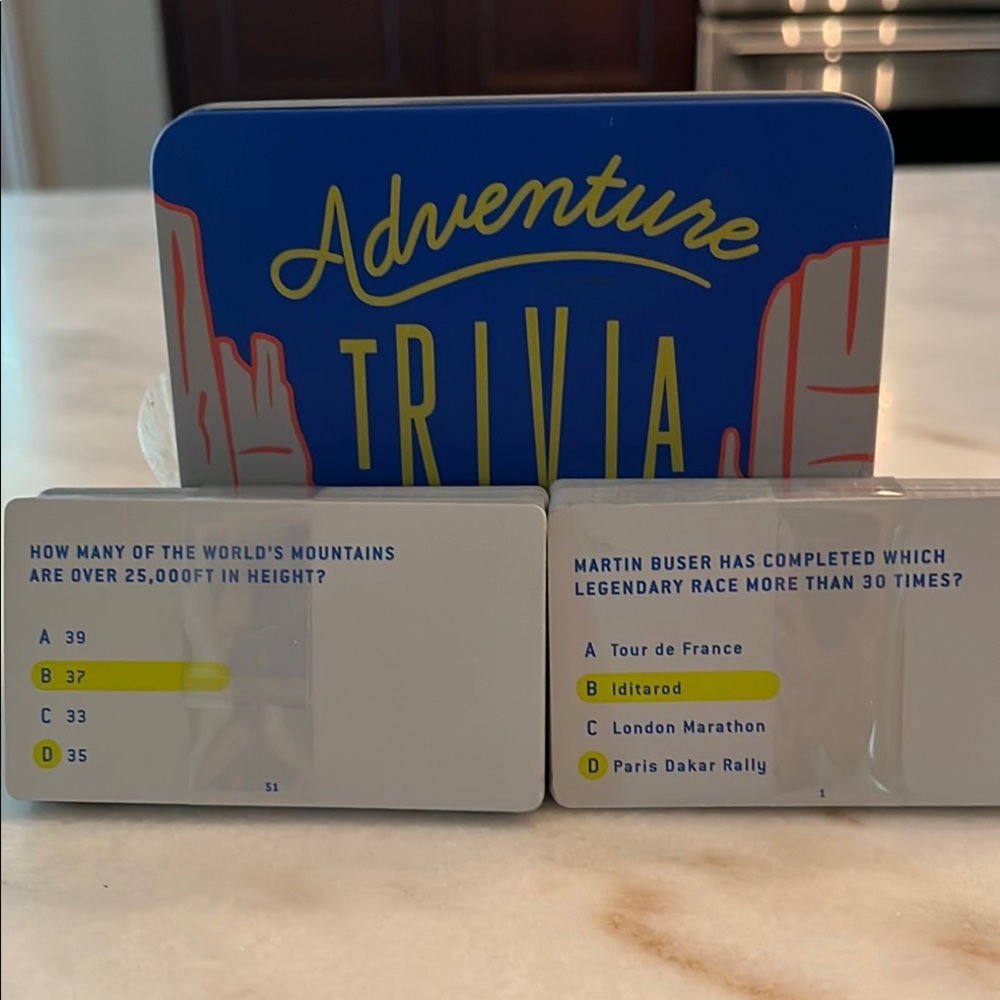 Adventure Trivia Card Game NEW -summer fun for your next adventure, 100 cards - Picture 3 of 10